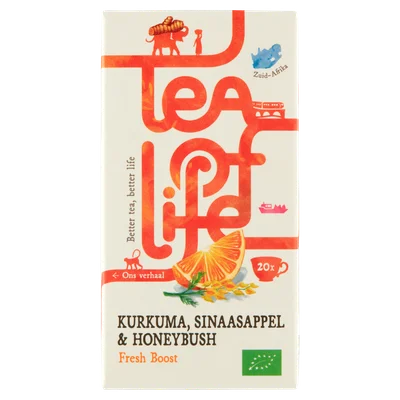 Tea of Life Fresh Boost kurkuma sinaasappel