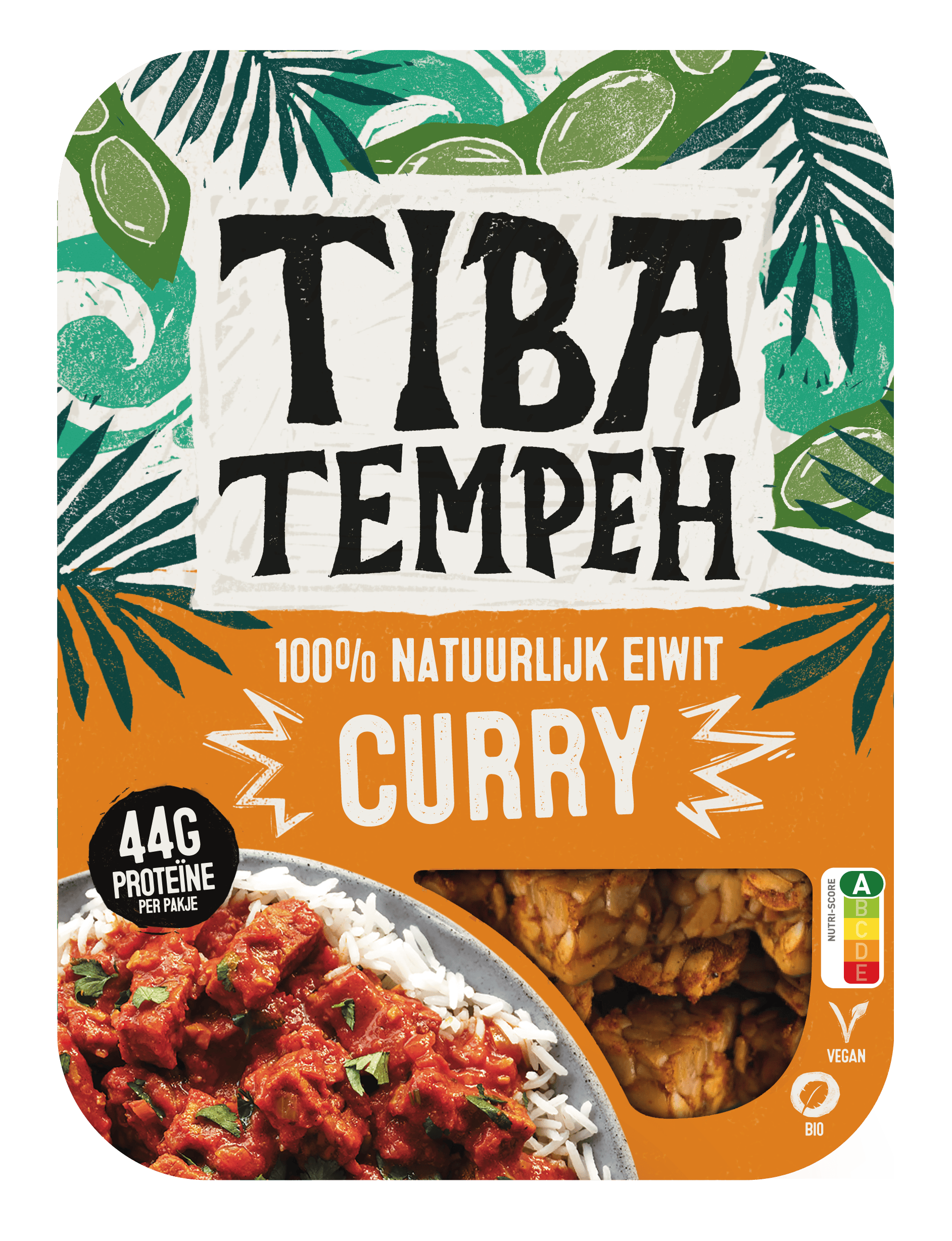 Tiba Tempeh Curry Tray 200 g