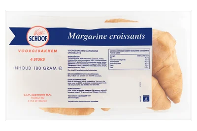 Schoof Croissants Zak 4 st