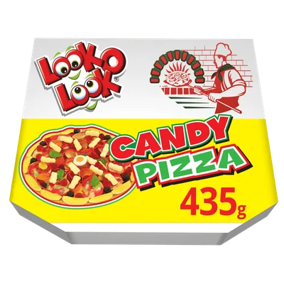 Look o Look Snoep Pizza Doos 435 g