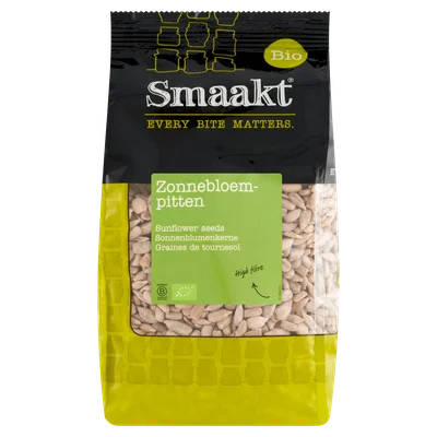 Smaakt Zonnebloempitten biologisch Zak 250 g