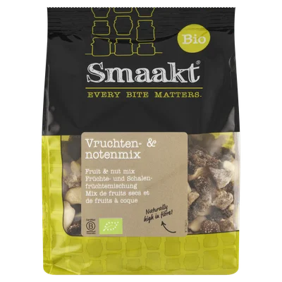 Smaakt Noten-vruchtenmelange bio Zak 250 g