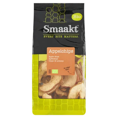 Smaakt Appelchips bio Zak 75 g