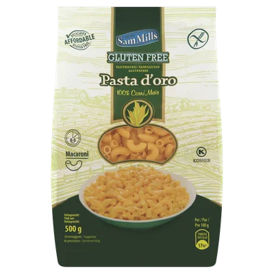Sam Mills Pasta d'Oro Macaroni pipette Zak 500 g