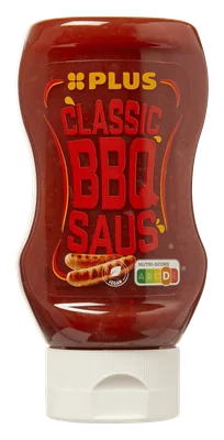 PLUS Tafelsaus barbecuesaus Fles 300 ml