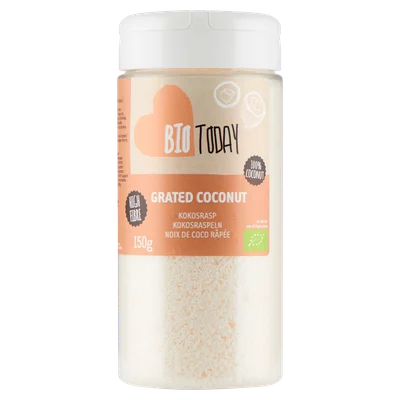 BioToday Kokosrasp fijn bio Bus 150 g