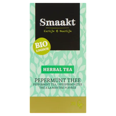 Smaakt Pepermuntthee bio Doos 20 st