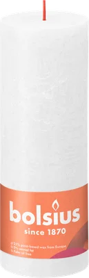 Bolsius Rustiek Shine 19cm Cloudy White Stuk 1 st