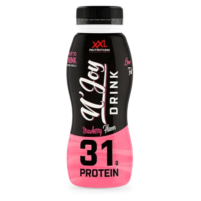 XXL Nutrition N'Joy protein drink aardbei Fles 310 ml