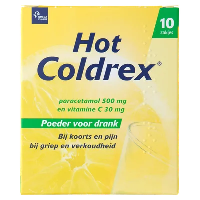 Hot Coldrex Poeder voor drank Doos 10 st