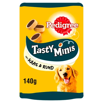 Pedigree Tasty Minis Kaas Hondensnacks Stazak 140 g
