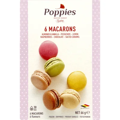 Poppies Macarons Doos 72 g