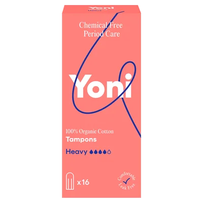 Yoni Tampons heavy van biokatoen Doos 16 st
