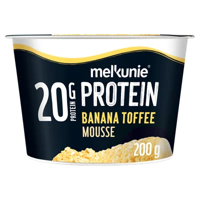 Melkunie Proteine mousse banaan toffee Kuipje 200 g