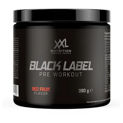 XXL Nutrition Black label red fruit Pot 390 g
