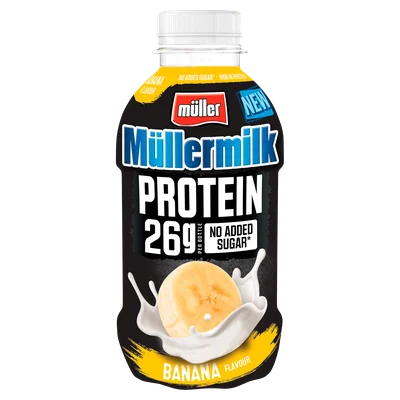 Müllermilk Protein banaan Fles 400 g