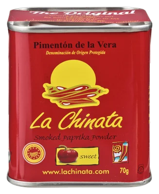 La Chinata Gerookt paprikapoeder zoet Blik 70 g