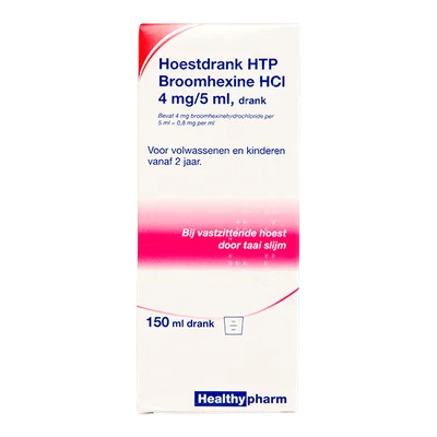 HTP Hoestdrank 4mg Fles 150 ml
