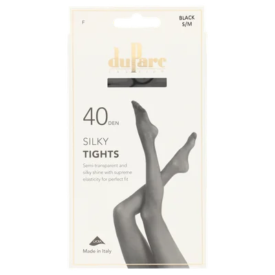 DuParc Panty Lycra 40D zijdegl zwart SM