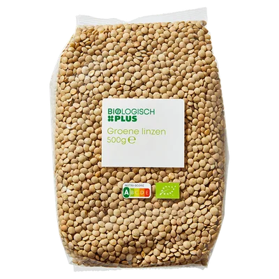 Biologisch PLUS Groene linzen biologisch Stazak 500 g