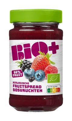 BIO+ Bosvruchten Fruitspread Pot 250 g