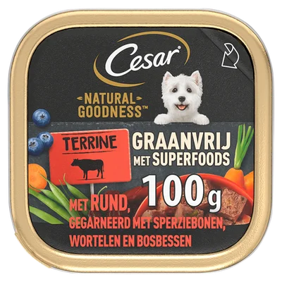 Cesar Natural goodness beef terrine Kuipje 100 g