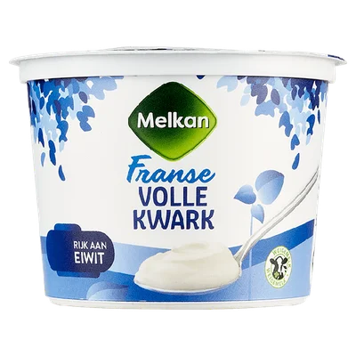 Melkan Volle kwark Kuipje 500 g