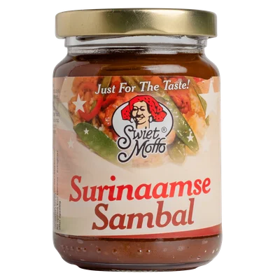 Swiet Moffo Surinaamse sambal Pot 200 g