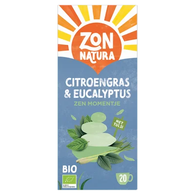 Zonnatura Citroengras &amp; Eucalyptus Momentje Rust Doos 35 g