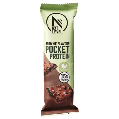 NXT Level Pocket Protein Vegan Brownie Wikkel 55 g