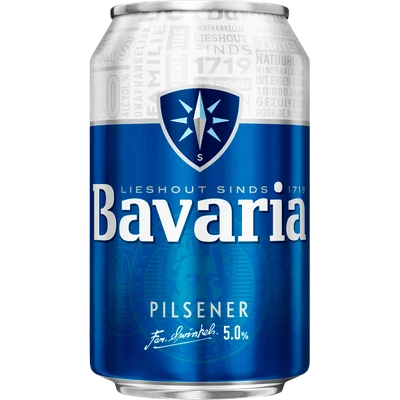 Bavaria Pilsener gekoeld Blik 330 ml
