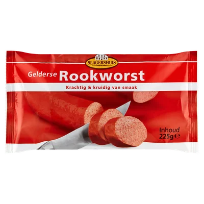 Slagershuis Rookworst Gelders Wikkel 225 g
