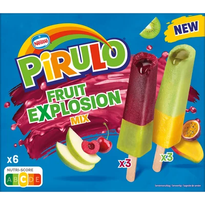 Pirulo Fruit explosion Bakje 252 ml