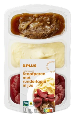 PLUS Stoofpeer m hachee rozemarijn Tray 500 g