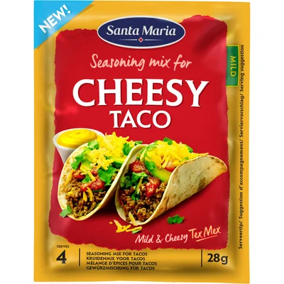 Santa maria Cheesy Taco Seasoning Mix Zak 28 g