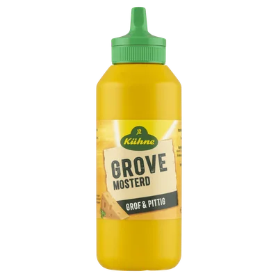 Kuhne Grove Mosterd knijpfles Fles 255 g