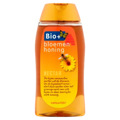 BIO+ Bloemenhoning knijpfles Fles 350 g