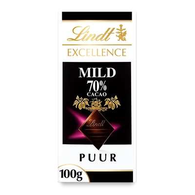 Lindt Excellence 70% mild Doos 100 g
