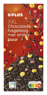 PLUS XXL Hagelslag puur met Emoji's Doos 550 g
