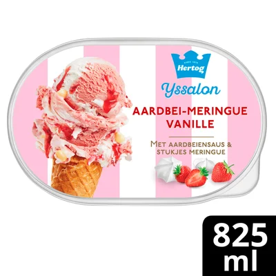 Hertog IJssalon aardbei-merengue Kuipje 825 ml
