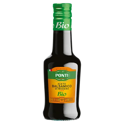 Ponti Aceto balsamico di Modena bio Fles 273 g
