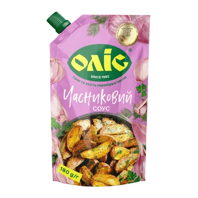 Olis Knoflooksaus Fles 180 g