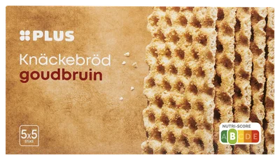 PLUS Knackebrod goudbruin Doos 375 g