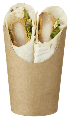 Uit de keuken van PLUS Wrap krokante kip honing mosterd Stuk 1 st