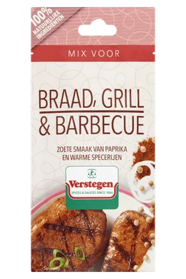Verstegen Mix voor Braad en Grill BBQ Zakje 20 g