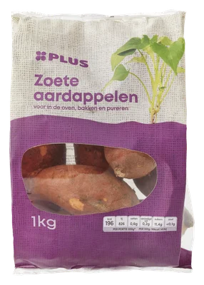 PLUS Zoete aardappel Zak 1 kg