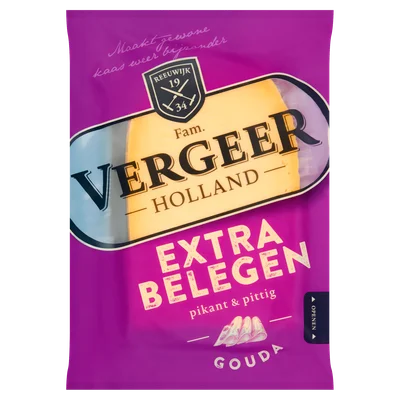 Vergeer extra belegen 48+ plakken Zak 200 g