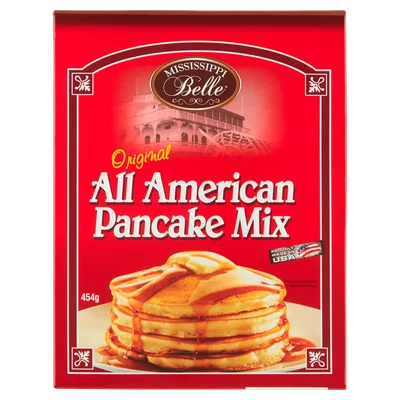 Mississippi Belle American style pancake mix Pak 454 g