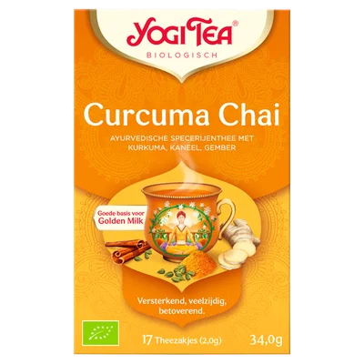 Yogi Tea Curcuma chai Doos 17 st