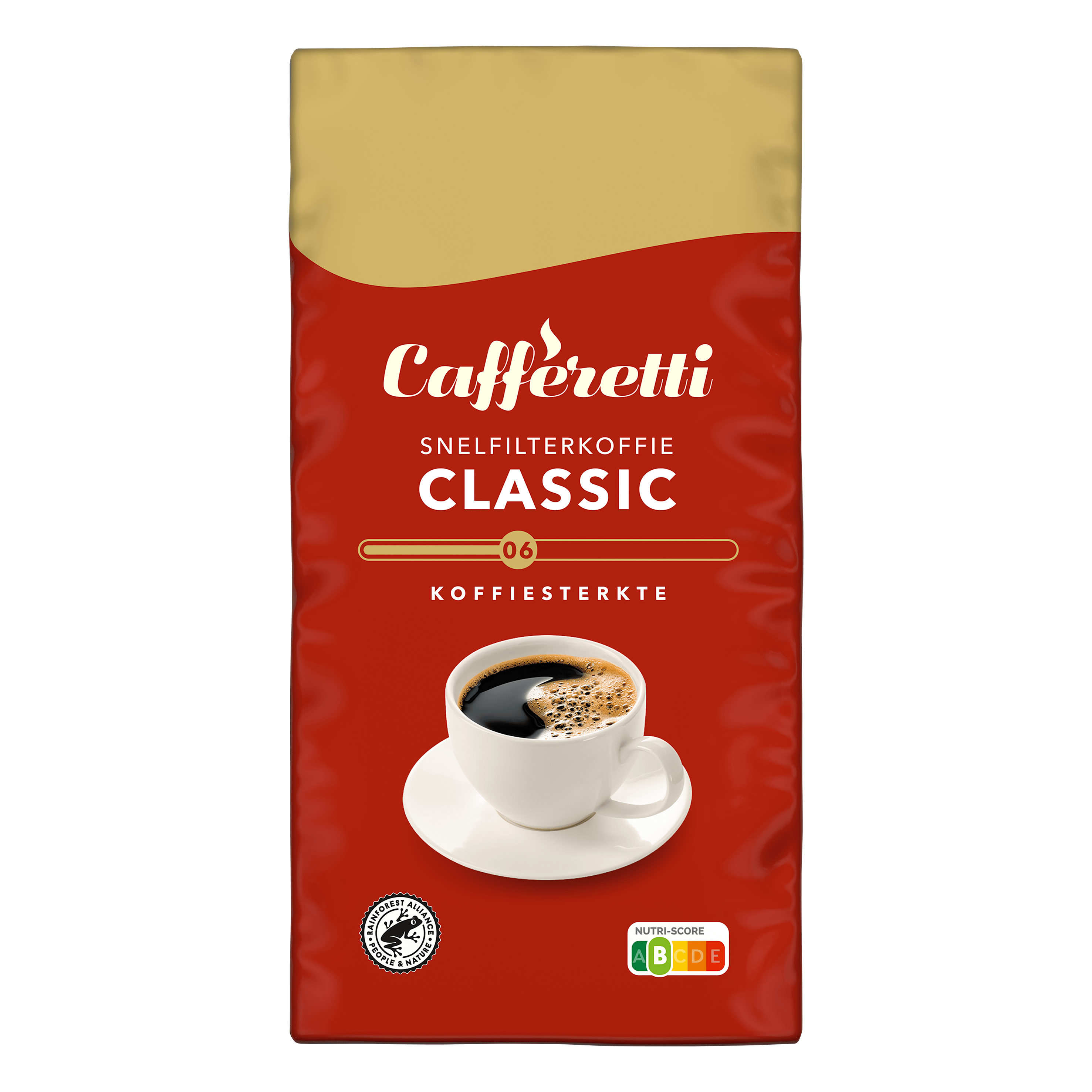 Caffèretti Snelfilterkoffie decaf Pak 500 g
